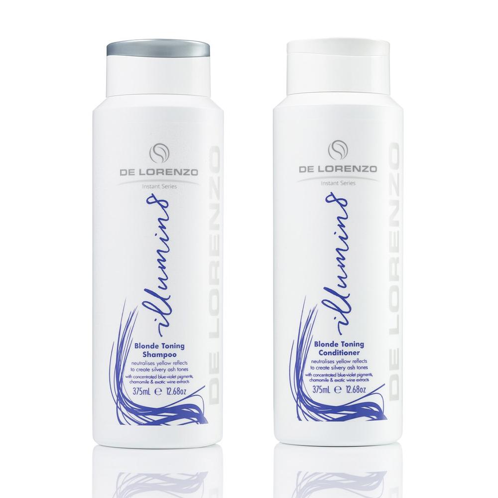 De Lorenzo Instant Illumin8 Shampoo & Conditioner Pack 375ml