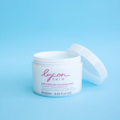 Lycon Deep Hydration Hyaluronic Mask (250ml) opened tub