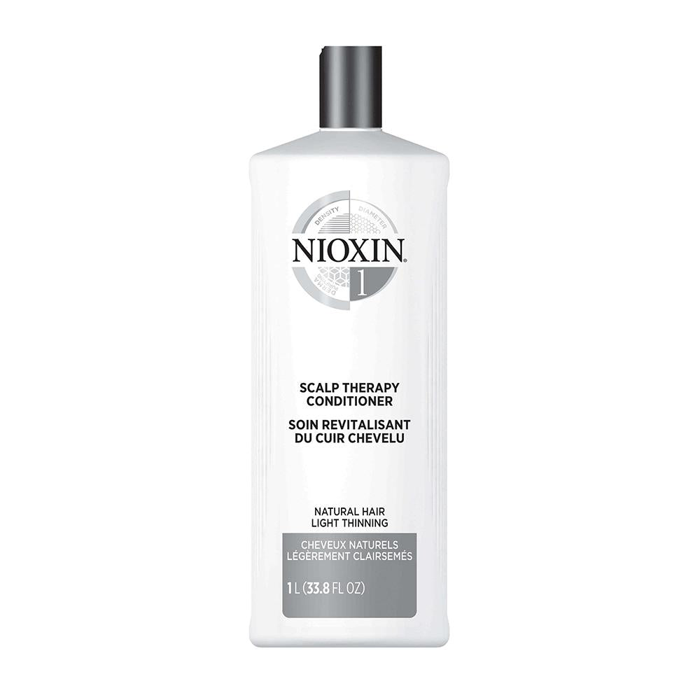 Nioxin System 1 Scalp Therapy Revitalising Conditioner for Natural Hair with Light Thinning 1 Litre