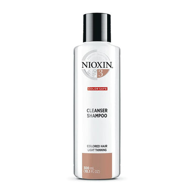 Nioxin System 3 Cleanser Shampoo for Coloured Hair with Light Thinning 300ml