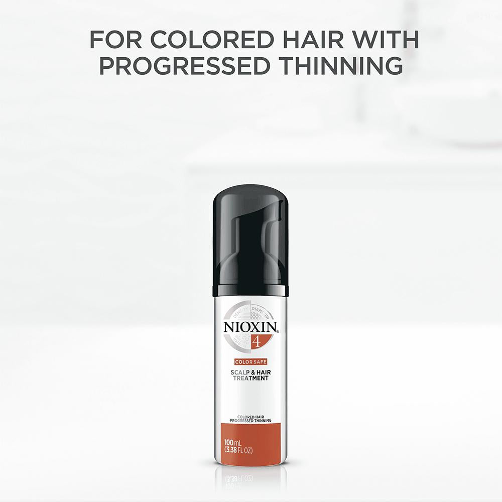Nioxin System 4 Scalp & Hair Treatment for Coloured Hair with Progressed Thinning 100ml