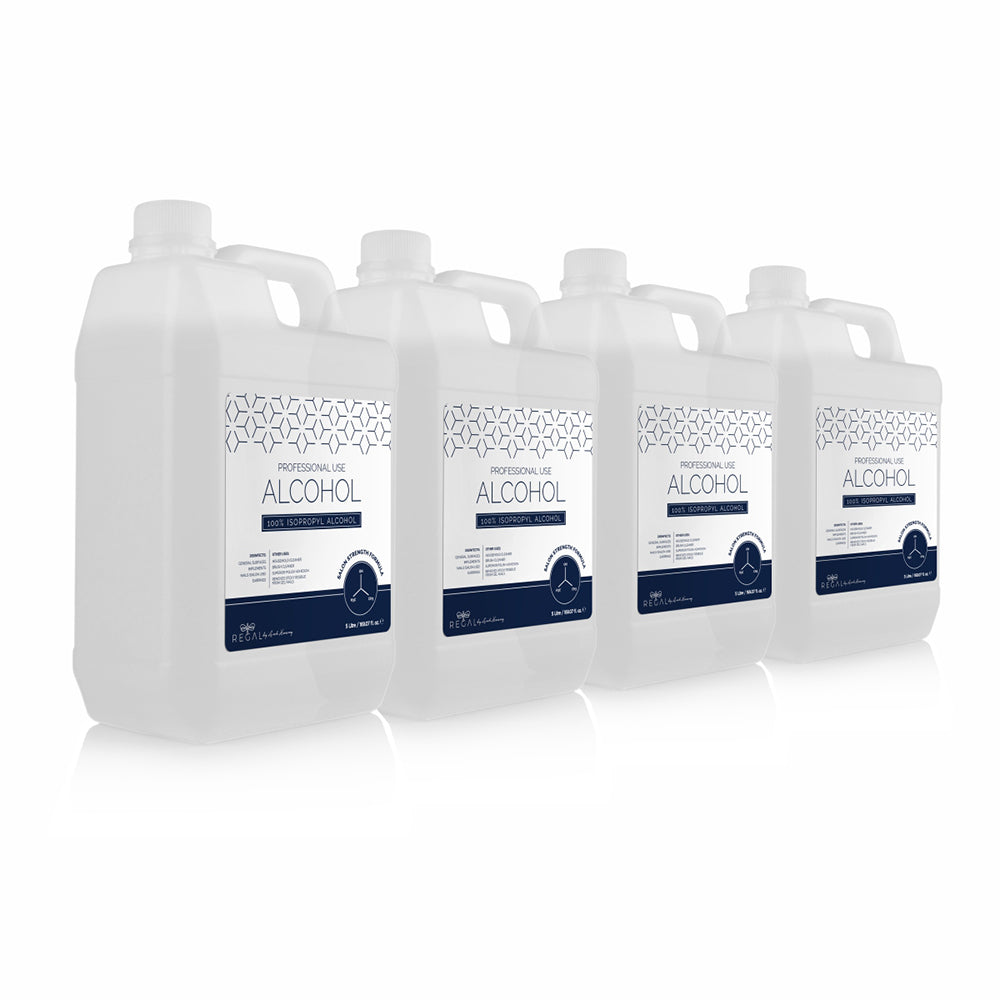 Regal by Anh 100% Pure Isopropyl Alcohol 5 Litre - 4 Pack