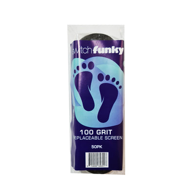 Switch Funky Foot File 100 Grit 50 pack