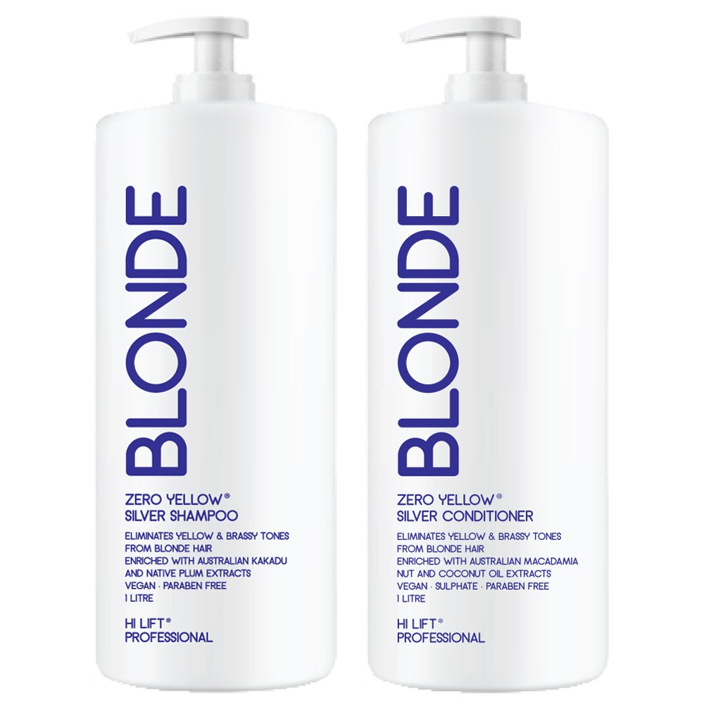 Hi Lift True Blonde Pure Silver Shampoo & Conditioner Duo Pack 1 Litre