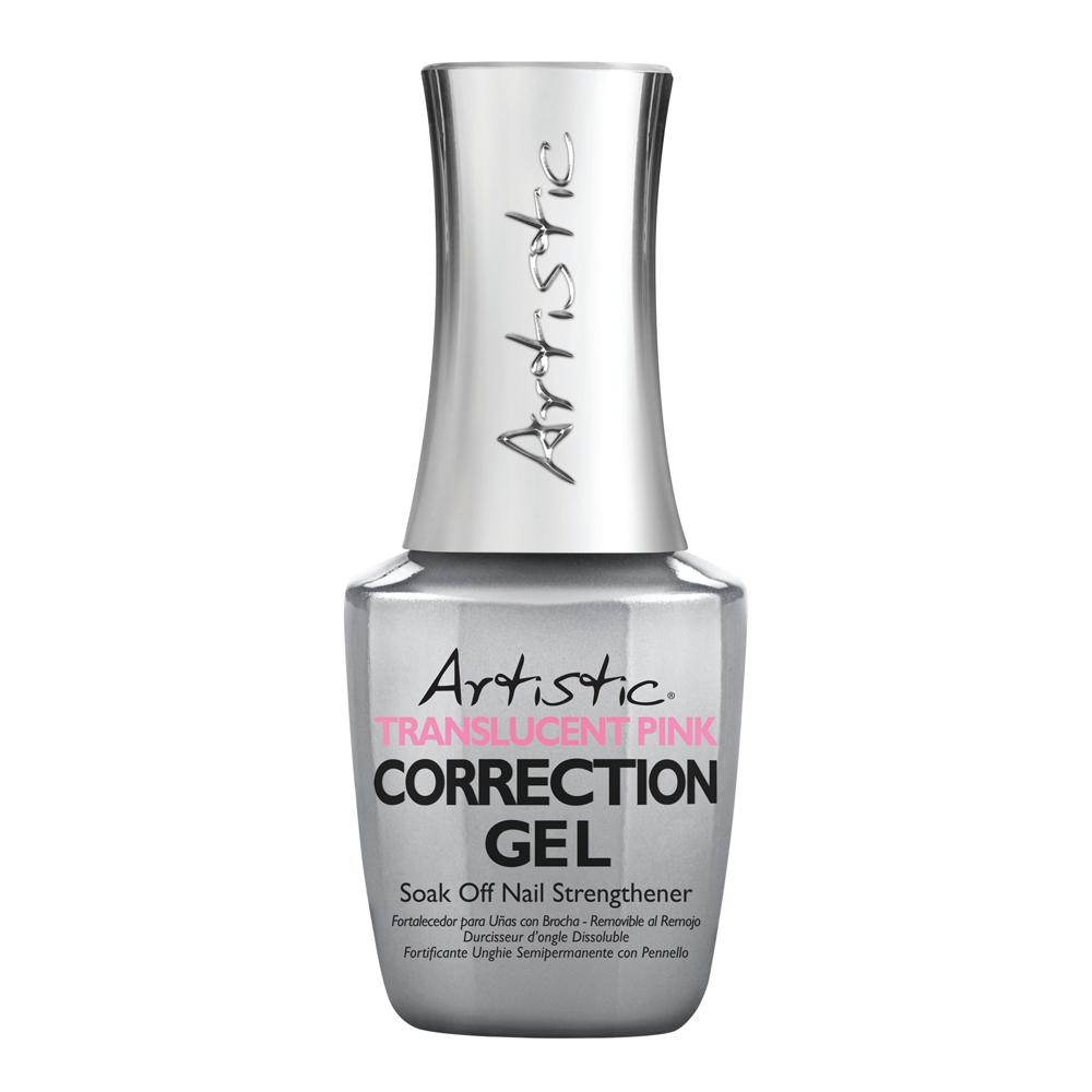 Artistic Nail Design Correction Gel 2713234 Translucent Pink 15ml