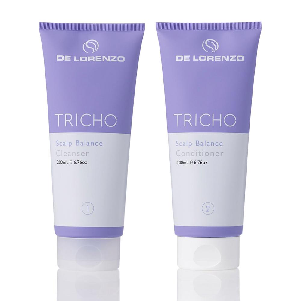 De Lorenzo Tricho Scalp Balance Cleanser Shampoo & Conditioner Pack 200ml