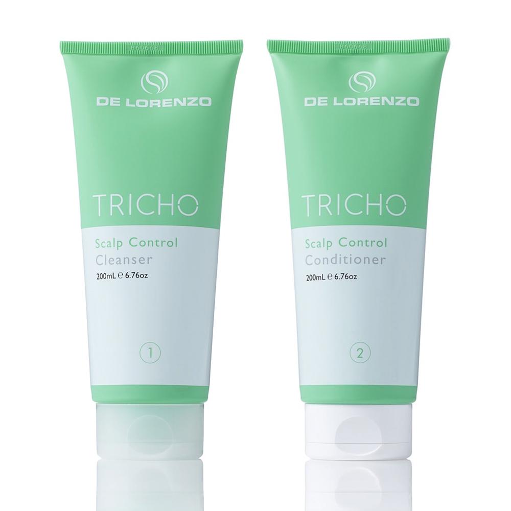 De Lorenzo Tricho Scalp Control Cleanser Shampoo & Conditioner Pack 200ml