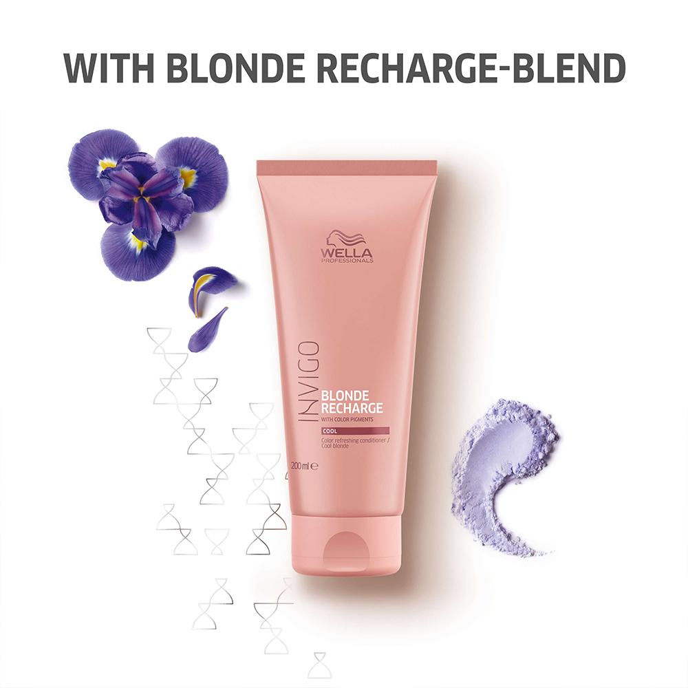Wella Professionals Invigo Blonde Recharge Cool Blonde Color Refreshing Conditioner 200ml