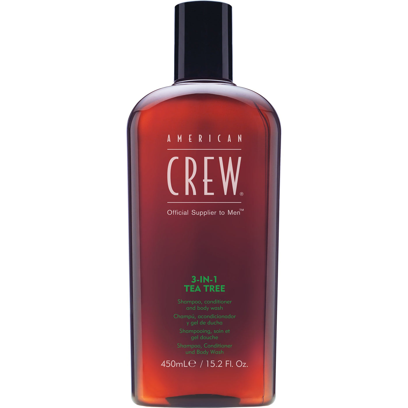 American Crew 3 In 1 Tea Tree Shampoo Conditioner Body Wash (450ml)