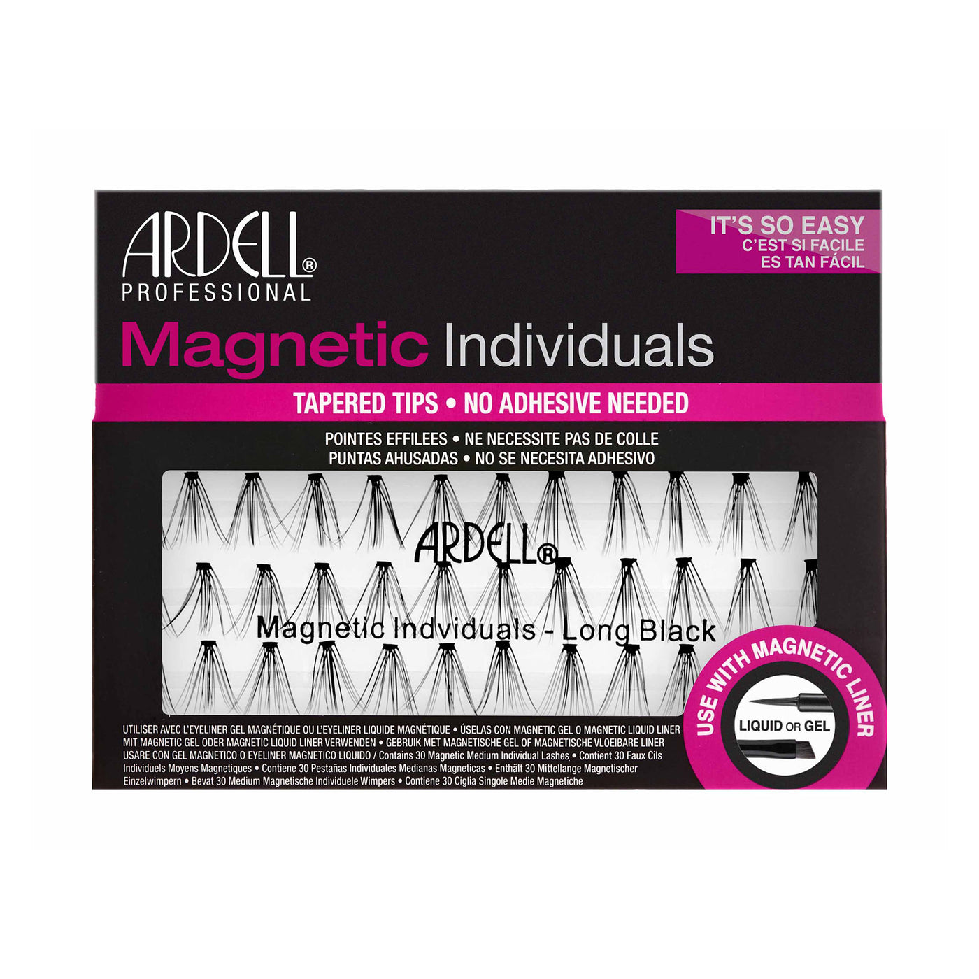 Ardell Magnetic Individual Lashes Long Black