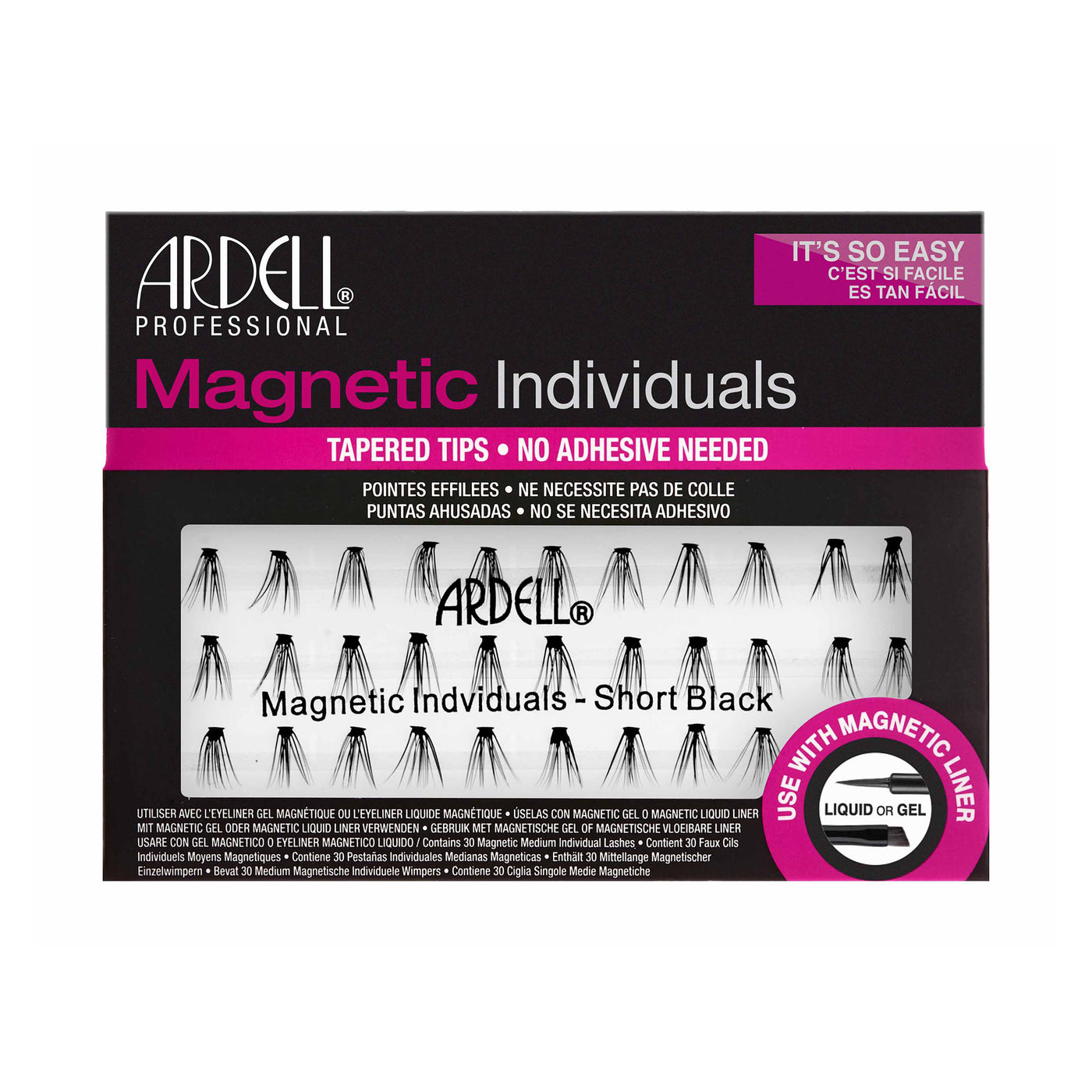 Ardell Magnetic Individual Lashes Short Black