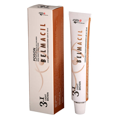 Belmacil Eyebrow & Eyelash Tint (20ml) light brown