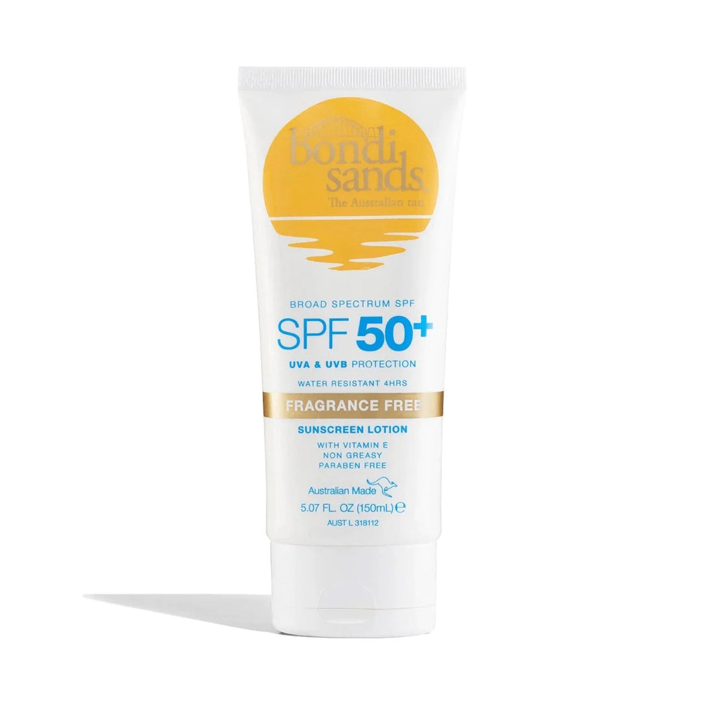 Bondi Sands SPF 50+ Fragrance Free Sunscreen Lotion (150ml)