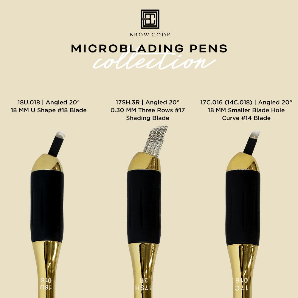 Brow Code Li Pigments Microblading Pen (10 Pack) - 18U 018 4