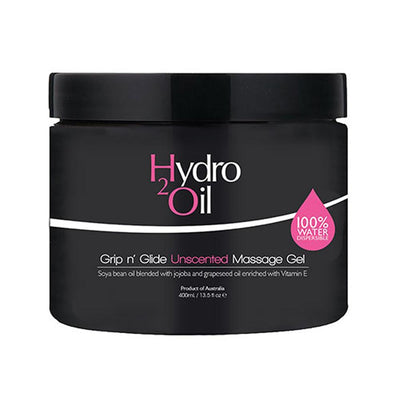Caronlab Hydro 2 Oil Grip n' Glide Massage Gel - Unscented 400ml
