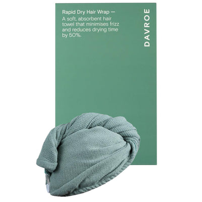 Davroe CURLiCUE Rapid Dry Hair Wrap product and packaging
