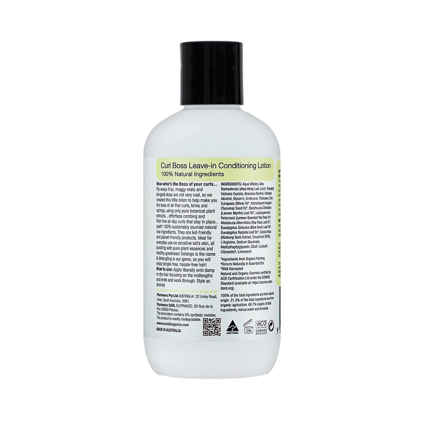Eco.kid Nourish Curl Boss Leave-In Conditioner Lotion (225ml) back