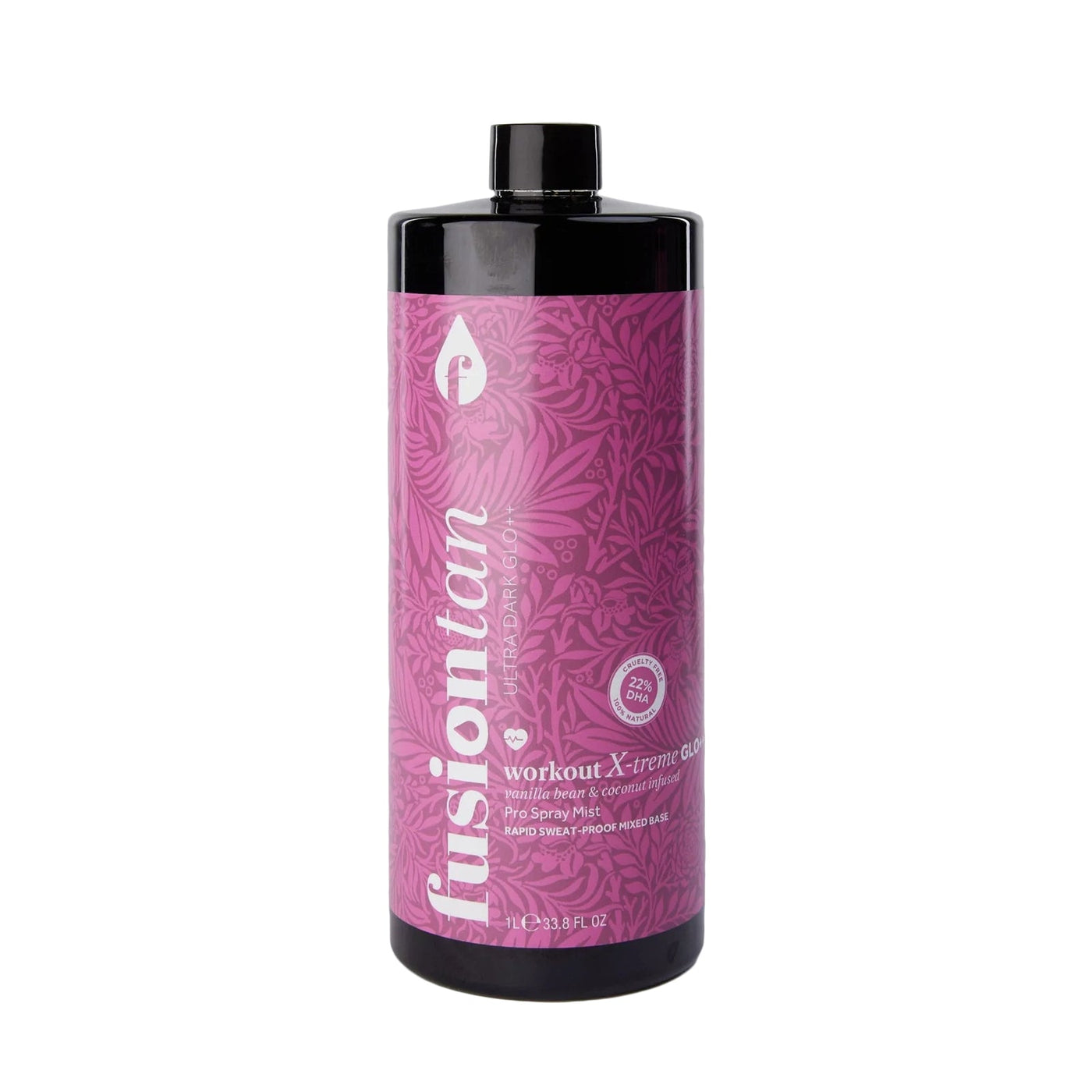 Fusion Tan Ultra Dark Workout X-treme GLO++ 22% Pro Spray Tan Mist