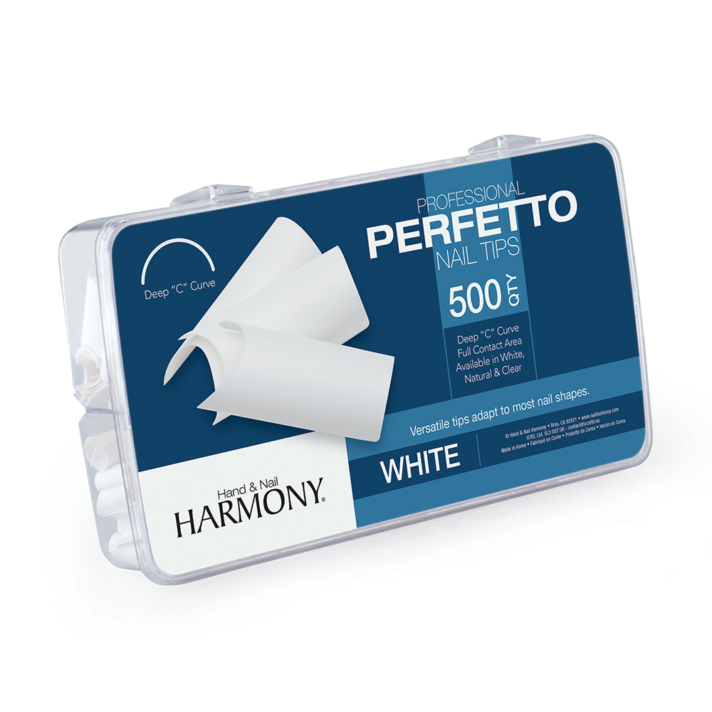 Harmony Perfetto Nail Tips White 500ct