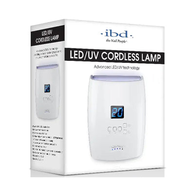 IBD LED/UV Hybrid Cordless Lamp packaging