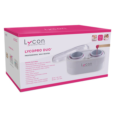 Lycon LycoPro Duo Wax Heater with 2 Inserts 2 x 800ml