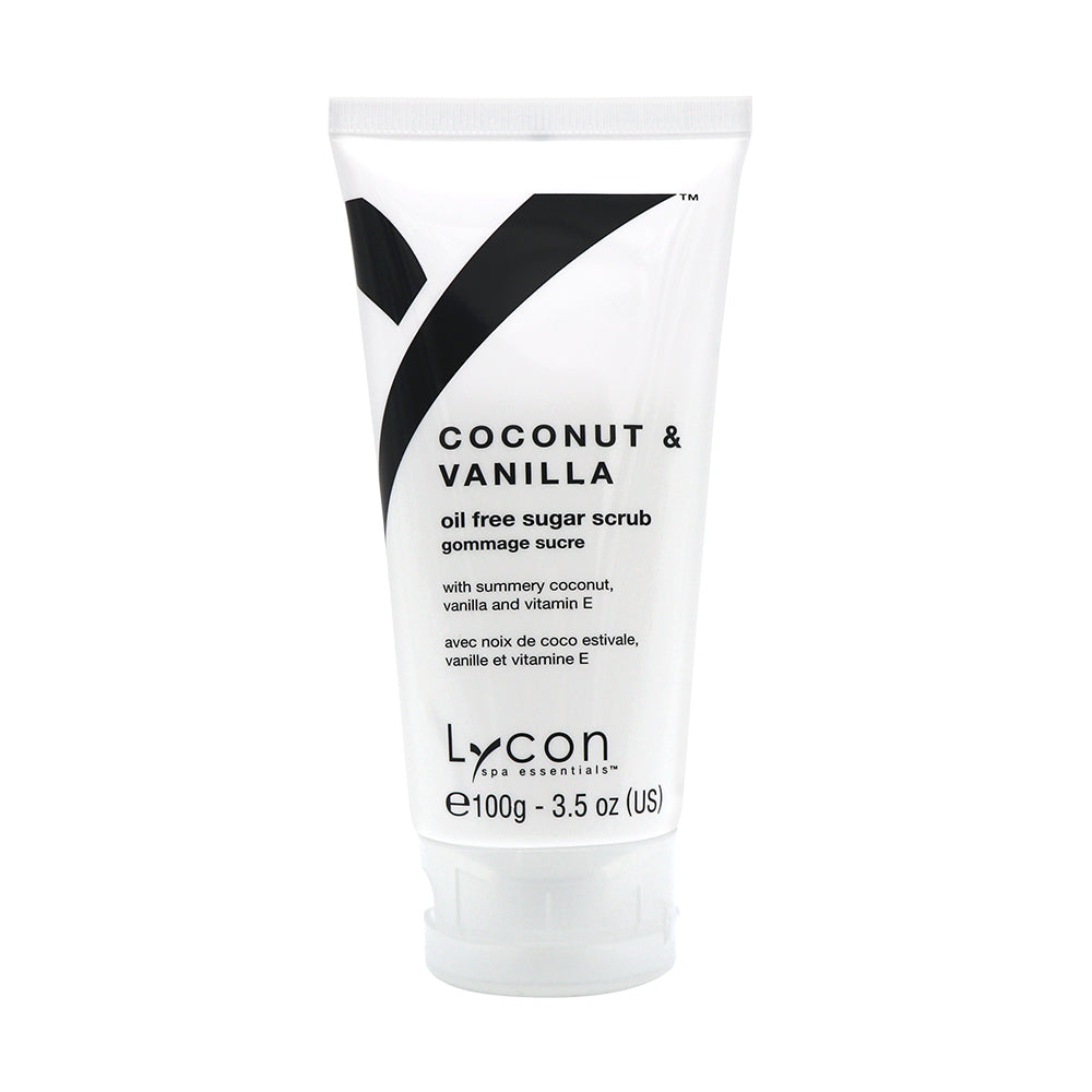 Lycon Spa Essentials Coconut & Vanilla Sugar Scrub Tube 100g