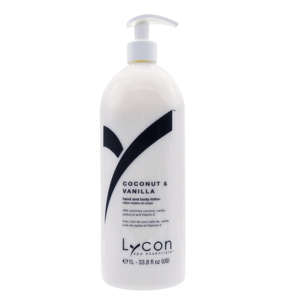 Lycon Spa Essentials Coconut & Vanilla Hand & Body Lotion 1 litre