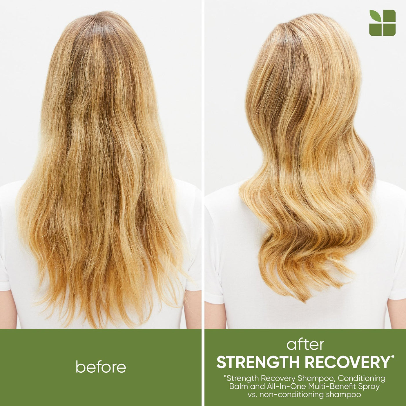 Matrix Biolage Strength Recovery Deep Treatment (100ml) before and after