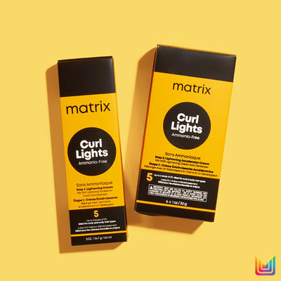Matrix Total Results Curl Lights Step 1 Lightening Cream (56g) and Step 2