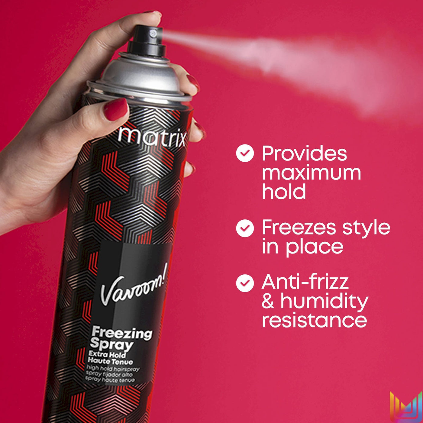 Matrix Vavoom Freezing Spray Extra Hold (426g) features