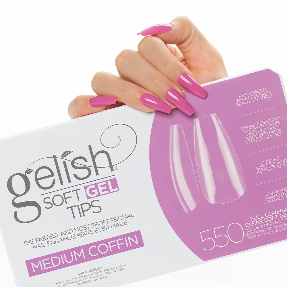Gelish Soft Gel Nail Tips 550pc