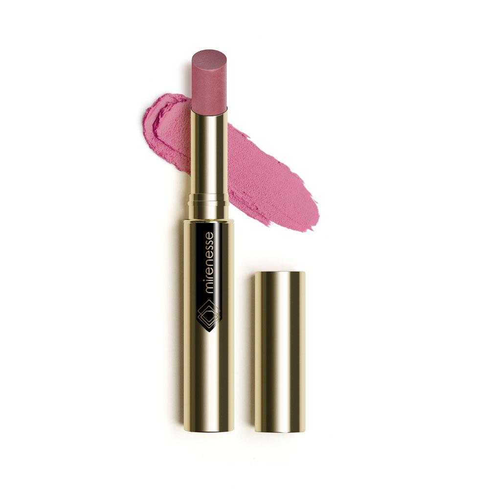 Mirenesse French Kiss Velvet Matte Lipstick (2.43g) 5Ecstacy 10 Applicator 02 Swatch