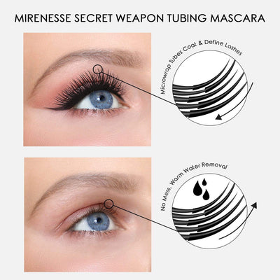 Mirenesse Secret Weapon Super Volume 24HR Mascara - Black 10g