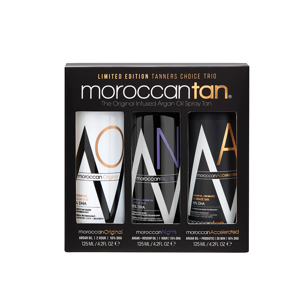 Moroccan Tan Tanners Choice Sample Pack 3 x 125ml