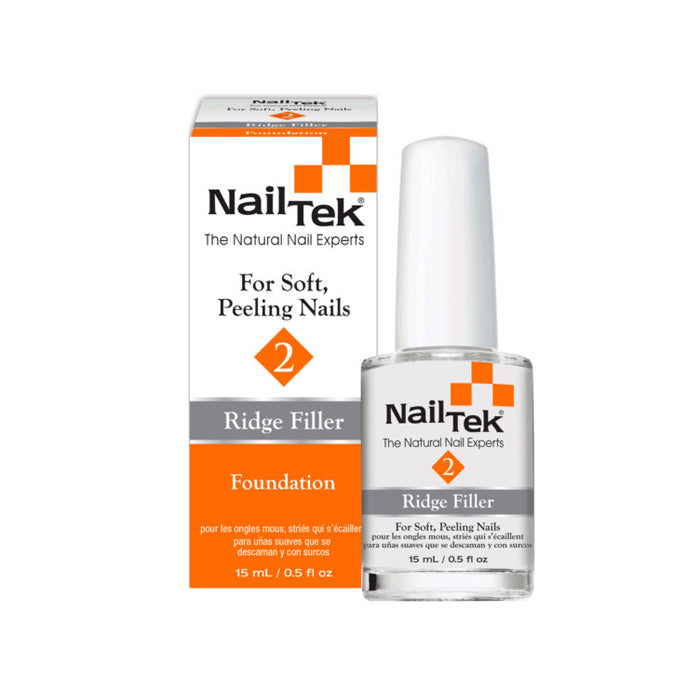 Nail Tek Foundation 2 - Ridge Filler for Soft, Peeling Nails 15ml