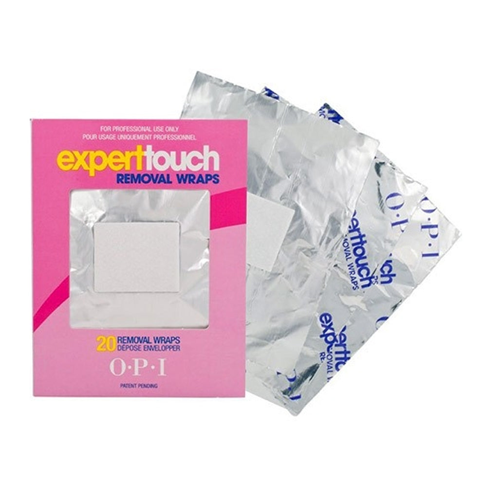OPI Expert Touch Removal Wraps 20 Pieces