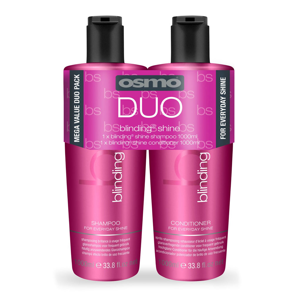 OSMO Blinding Shine Shampoo and Conditioner - Duo Hair Pack 1 Litre