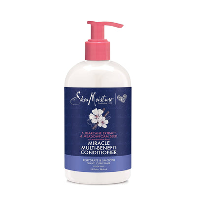 Shea Moisture Sugarcane Extract & Meadowfoam Seed Miracle Multi-Benefit Conditioner (384ml)