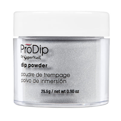 ProDip by SuperNail Nail Dip Powder - Static Silver 25g