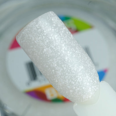 SNS Gelous Color Dipping Powder BP04 Atlantic Puffin (43g) sample on nail