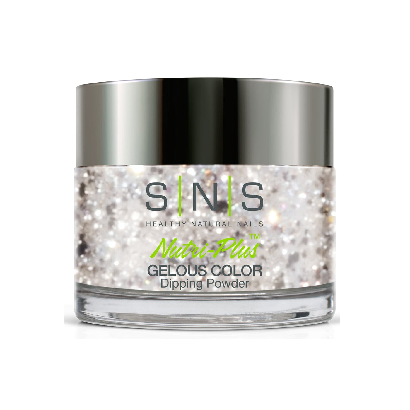 SNS Gelous Color Dipping Powder WW22 Snow Birds (43g) packaging