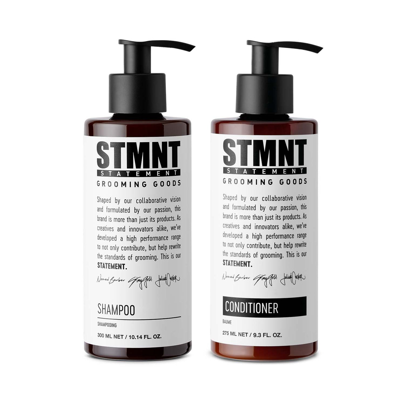 STMNT Grooming Goods Shampoo & Conditioner Pack (300ml) 1