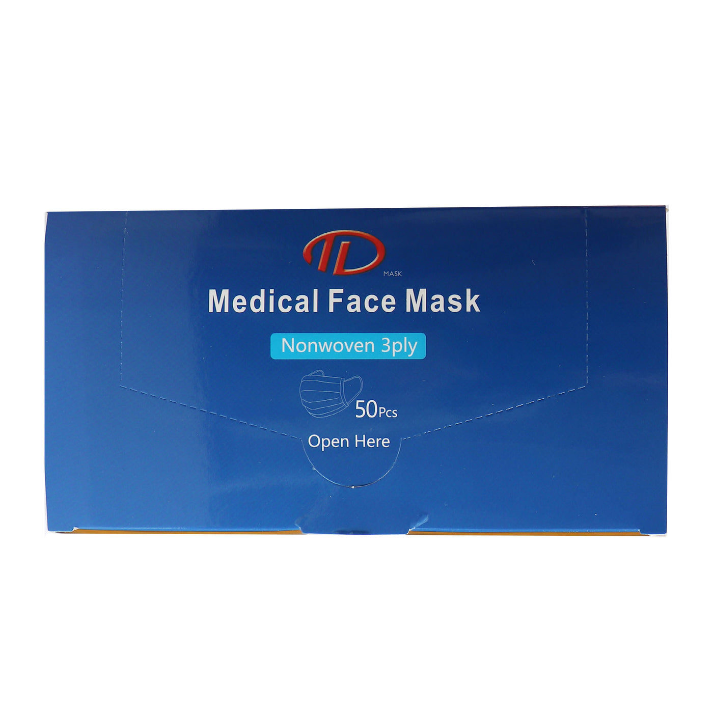 Medical Face Masks - ARTG 340395 - Universal Fit 3Ply Disposable 50 Pack